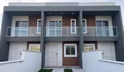 Pronto pra morar e financiar, Sobrado com 2 dormitórios à venda, 85 m² por R$ 466.000 - Areias - São José/SC