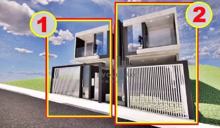 CASA 2 Quartos, 1 Suíte, 2 Vagas - Forquilhas