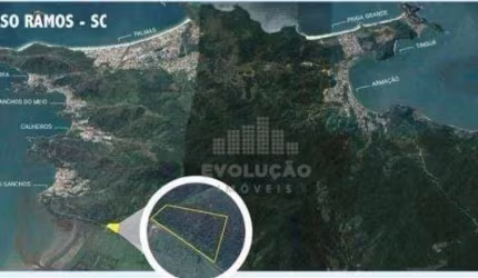 Sitio 107.000m² com Cachoeira -Gov. Celso Ramos