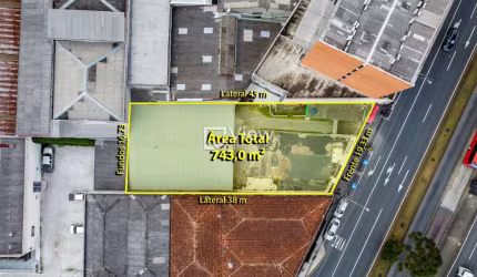Terreno comercial à venda na Avenida Presidente Affonso Camargo, 255, Jardim Botânico, Curitiba, 743 m2 por R$ 2.600.000