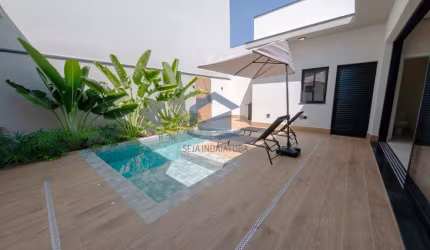 Casa em condomínio fechado com 3 quartos à venda na Márcio José Battistuci, 28, Loteamento Park Gran Reserve, Indaiatuba, 227 m2 por R$ 1.690.000
