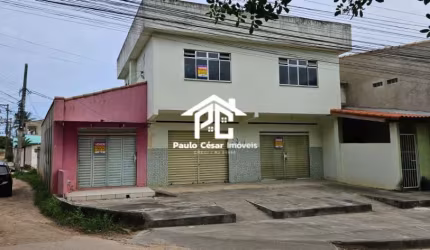 Prédio composto por: 03 Lojas com Banheiros e um Apartamento composto por, 02 Quartos, 02 Banheiros, copa, cozinha, sala, área de serviço, garagem e u