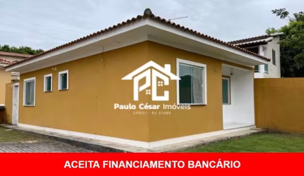 Casa com 02 Quartos sendo 01 suíte sala cozinha banheiro garagem. Condomínio com quatro casas sem taxa. Ótima localização , próxima a lagoa e comérci