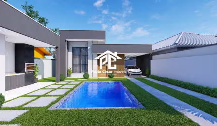 Casa à venda em Araruama-RJ, Vila Capri: 3 quartos, 2 suítes, 2 salas, 1 banheiro, 1 vaga de garagem, 140m² de área.
