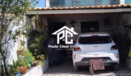 Imperdível casa à venda em Araruama-RJ, bairro Pontinha: 2 quartos, 1 sala, 3 banheiros, garagem e 80m²!