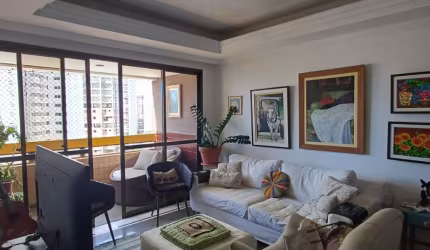 Apartamento no Aquarius 4/4, nascente com dependência, varanda e 2 vagas