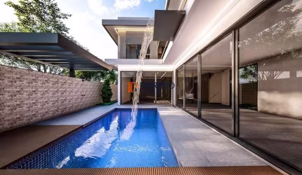 Sobrado novo com piscina e 3 suítes à venda em condomínio- Paulínia/SP