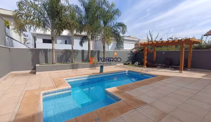 Sobrado 3 Suítes + Piscina Aquecida e Escritório - Pq. Brasil 500 - Paulínia