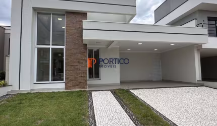 Casa térrea é nova a venda no Royal Garden em Paulínia
