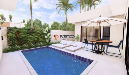 Casa à venda 3 suítes e piscina  no Santorini Paulínia!
