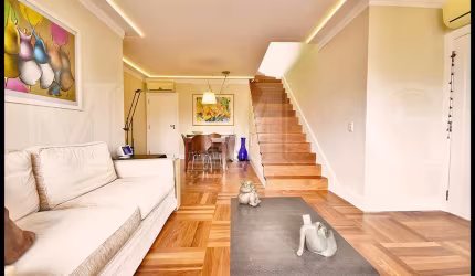 Lindo Apartamento Cobertura Duplex de 181 m² em Moema