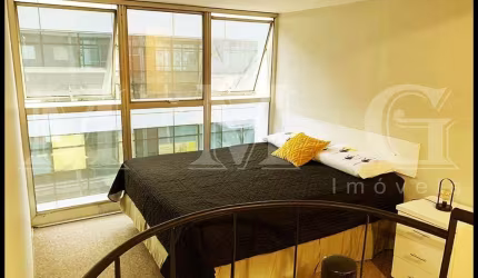 Apartamento duplex para  alugar 1 dormitório 1 vaga lazer na Vila Clementino
