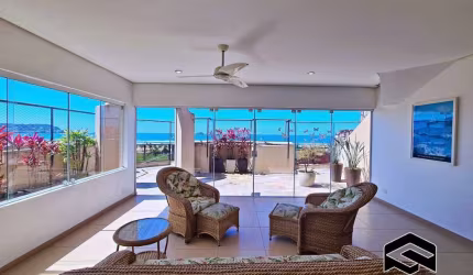 AMPLA COBERTURA COM LAZER, VISTA PANORÂMICA PARA O MAR!