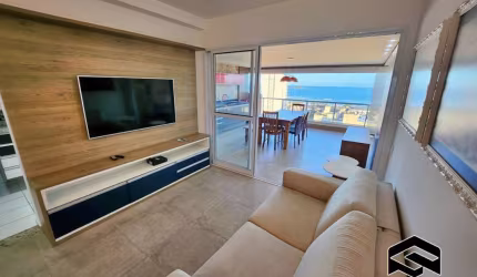 LINDO APTO C/ AMPLO TERRAÇO GOURMET E VISTA MARAVILHOSA DA PRAIA DA ENSEADA