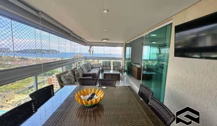 APARTAMENTO 03 DORMS, C/ TERRAÇO GOURMET E LINDA VISTA DA PRAIA DA ENSEADA!