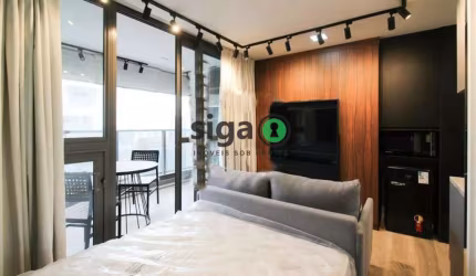 STUDIO Mobiliado dos sonhos com 1 quarto em Itaim Bibi