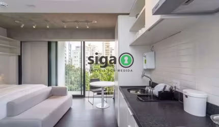 STUDIO de 28m², com 1 quarto, 1 banheiro e sem vaga na Vila Madalena