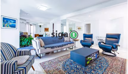 Apartamento à venda e locação, 4 Quartos, 4 vagas, 230 m², Chácara Klabin-SP