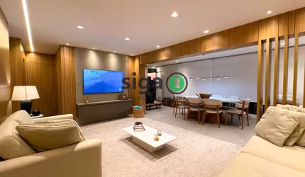 Apartamento Novo Sky Park 125 m² Tatuapé Mobiliado e Decorado