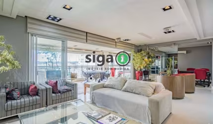 Apartamento na Vila Romana com 206m², 3 suites, 3 vagas MOBILIADO para VENDA ou  LOCAÇÂO