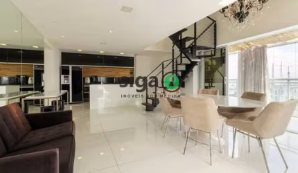 Cobertura duplex, para LOCAÇÂO, MOBILIADA com 200m², 3 suites, 3 vagas, no bairro  Cerqueira César