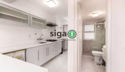 Apartamento com 1 quarto, 1 banheiro e 1 vaga, com 45m²
