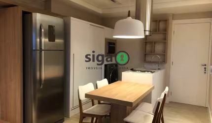 Apartamento com 49m² à venda, MOBILIADO, 1 quarto, 1 banheiro e 1 vaga, Chácara Santo Antonio