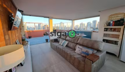 Linda Cobertura Duplex com 3 Quartos (1 Suíte) no Ipiranga