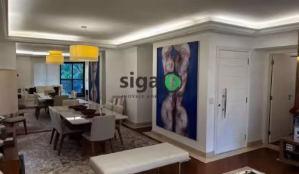 Apartamento Mobiliado com 3 quartos e 3 vagas para alugar em Moema