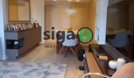 Apartamento no residencial Saint German, 127 metros e 02 vagas, próximo ao Shopping Anália Franco.
