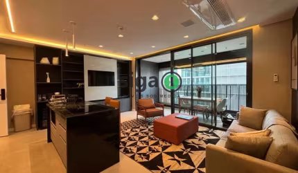Apartamento 1 Quarto com 1 suíte, 2 vaga de garagem,  77m²  para locação Itaim Bibi