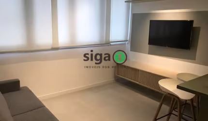 Apartamento 38m² para locação localizado no eixo Berrini x Chucrizaidan