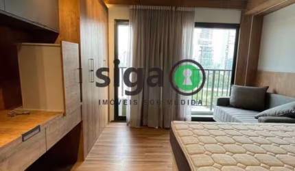 Studio com 27m², 1 quarto, sem vaga , MOBILIADO em Pinheiros