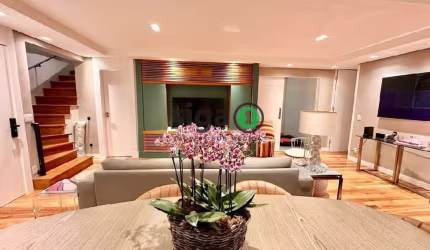 Cobertura Duplex com 233m² ,3 quartos, sendo 2 suites,4 vagas no Jd Guedala à Venda, SEMI MOBILIADO