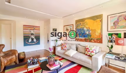 Apartamento no Jardim Guedala, com 2 suites, 2 closets, 3 vagas para locação Mobiliado