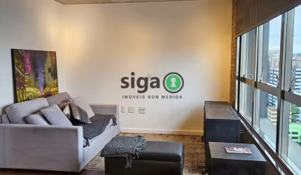 Apto para Locação , MOBILIADO, com 90m², 1 suite, 2 vagas, no Brooklin