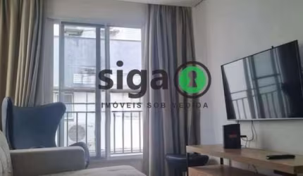 apto à Venda na Vila Madalena, com ², 1 quarto e 1 vaga, SEMI MOBILIADO