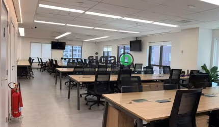Laje Comercial com 334 metros para alugar, com mobília - Jardim Paulistano