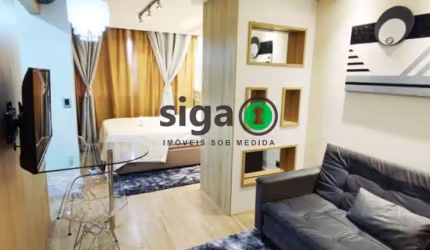 Apartamento 35m² para locação mobiliado, localizado no Bela Vista, São Paulo