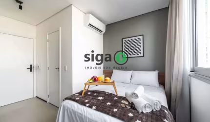 Apartamento Studio mobiliado para venda na Bela Vista, São Paulo - SP