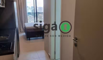 STUDIO MOBILIADO E DECORADO NO CAMPO BELO