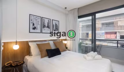 STÚDIO MOBILIADO À VENDA NO PARAISO-INVESTIDOR