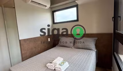 Apartamento 21m² para locação localizado em Moema/SP