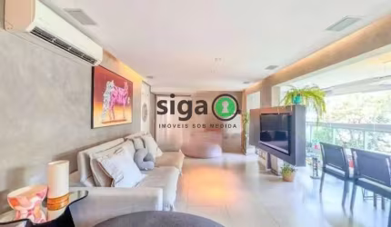 Apartamento á Venda no Brooklin - 124m², 3 Suítes, 4 Vagas!!