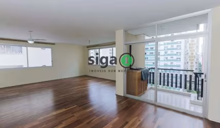Apto para locação com 160m², 3 quartos sendo 1 suite, 2 vagas no Itaim, Sem Mobilia