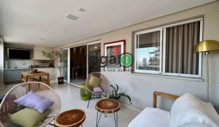 Apartamento à venda no Brooklin - 147m²,  3 quartos, 2 Vagas