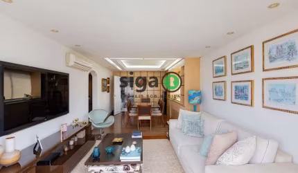 APARTAMENTO MOBILIADO COM 3 DORMITORIOS PARA LOCAÇÃO PROXIMO A IGREJA DE MOEMA