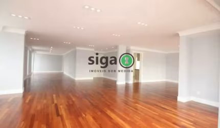 Cobertura Penthouse em Higienópolis com 389m², 4 dorms sendo 2 suites, Sem Mobília para Locação