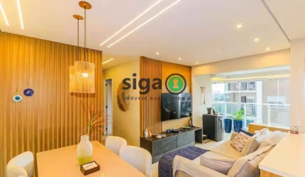 APARTAMENTO Á VENDA NA CHACARA SANTO ANTONIO COM 2 QUARTOS, 65M² Á VENDA POR 890 MIL