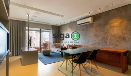 Apartamento mobiliado para venda ou locação na Vila Nova Conceição, São Paulo - SP
